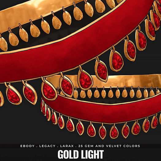 [BL] Ivy choker V&G . light gold