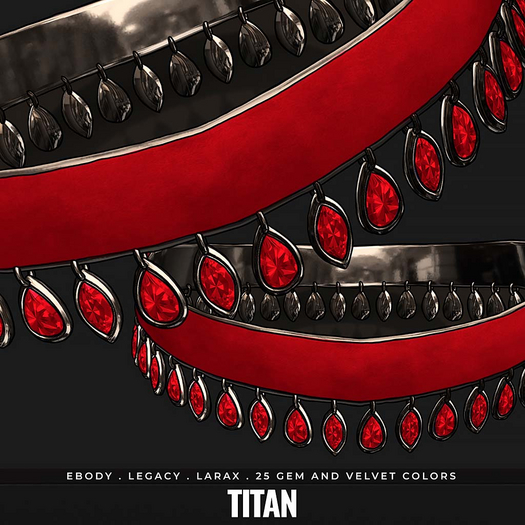 [BL] Ivy choker V&G . titan