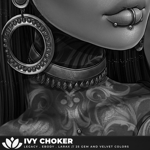 [BL] Ivy choker V&G . FATPACK DEMO