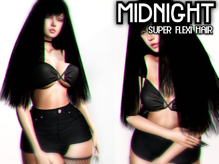 [M] Midnight Cut :: Asian Doll :: Black