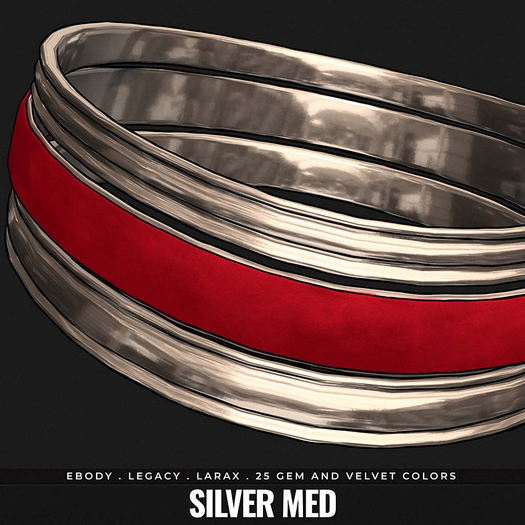 [BL] Ivy choker V&M . silver med