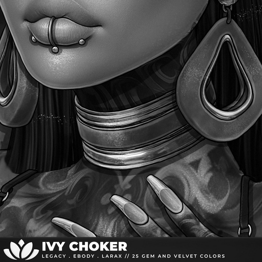 [BL] Ivy choker V&M . FATPACK DEMO