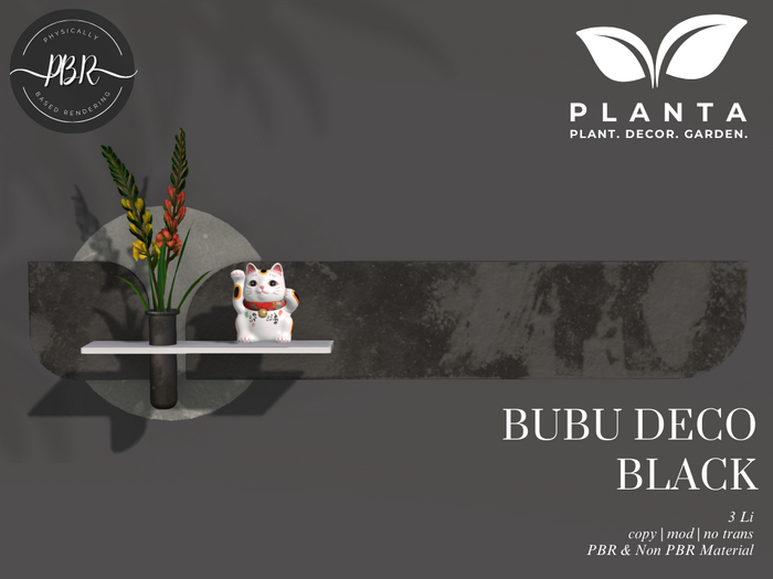 Planta - Bubu Deco Black