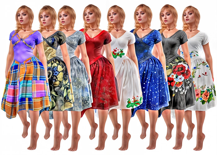 *Heart* - Retro Dress
