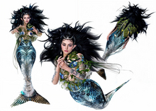 *Heart* - Blue Mermaid