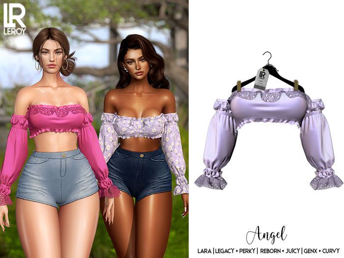 LEROY - Angel Top - Lilac