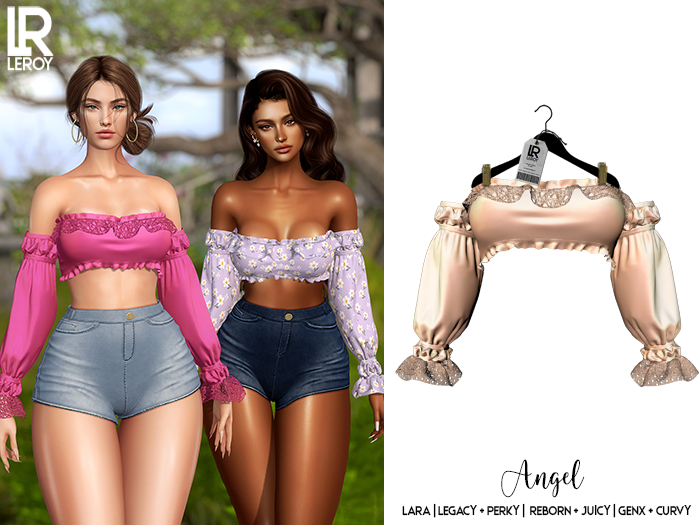 LEROY - Angel Top - Cream