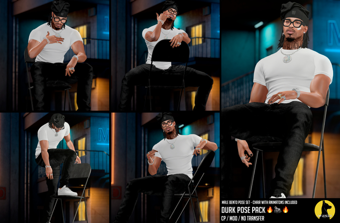Of Breed: Durk Pose Pack ~ Bento for Pics / Chair Included