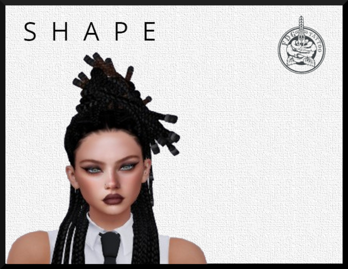 FDG SHAPE  clarissa HEAD raven