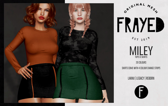 Frayed - Miley Top - Fatpack