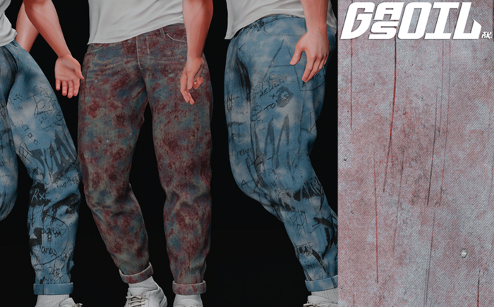[GL - inc.] - Lane Jeans Blood Gray Denim