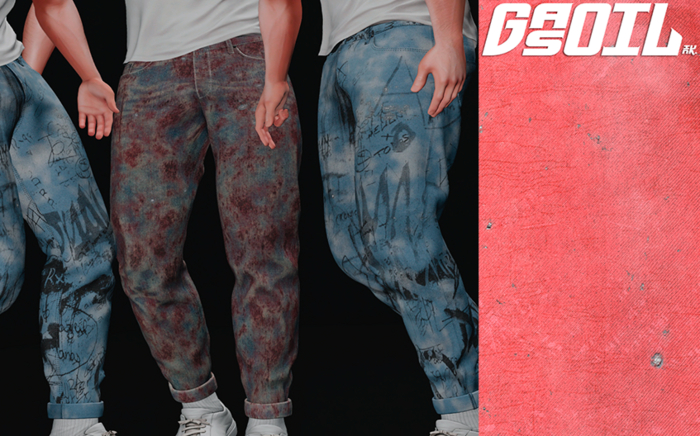 [GL - inc.] - Lane Jeans Red Denim