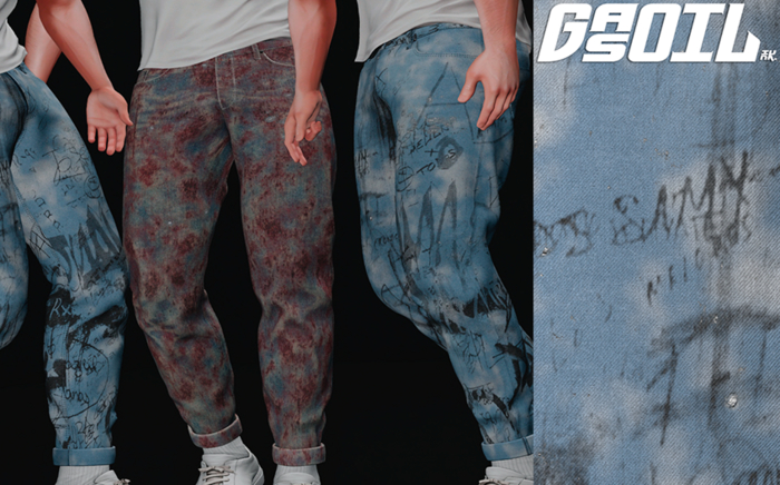 [GL - inc.] - Lane Jeans Print Denim