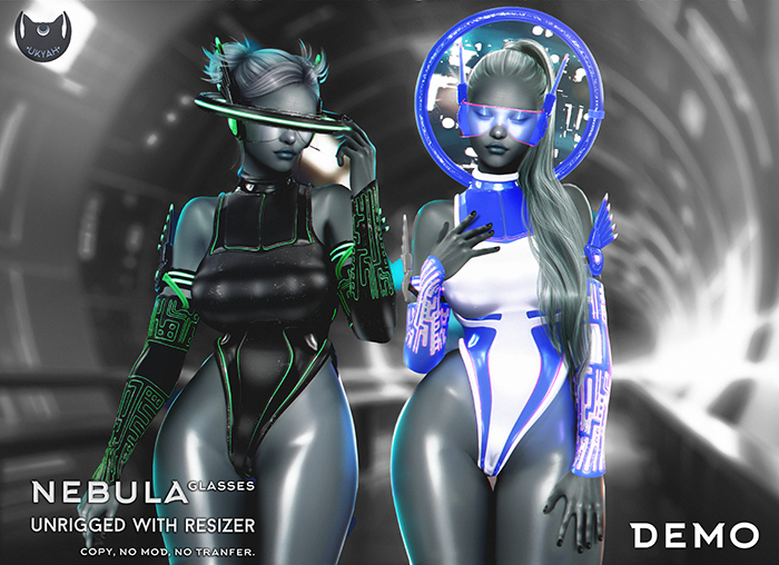 ~UKYAH~ Nebula Glasses (F/M Unrigged) - DEMO