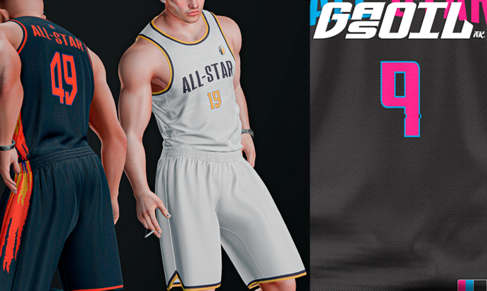 [GL - inc.] - Steve Jersey Black Neon