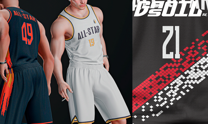 [GL - inc.] - Steve Jersey Black Red