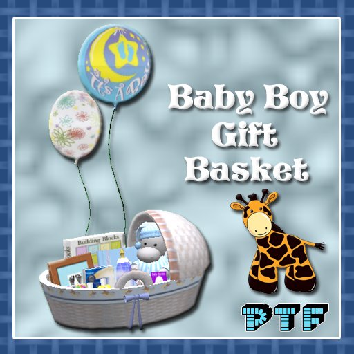 Baby Boy Gift Basket *Items Upload To Your Inventory*
