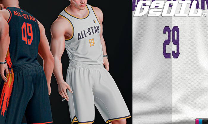 [GL - inc.] - Steve Jersey White Violet