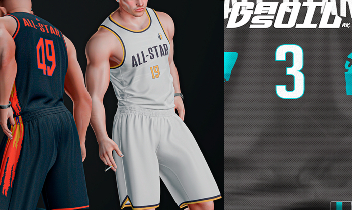 [GL - inc.] - Steve Jersey Black Blue