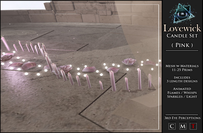 Lovewick Candles ( Pink )