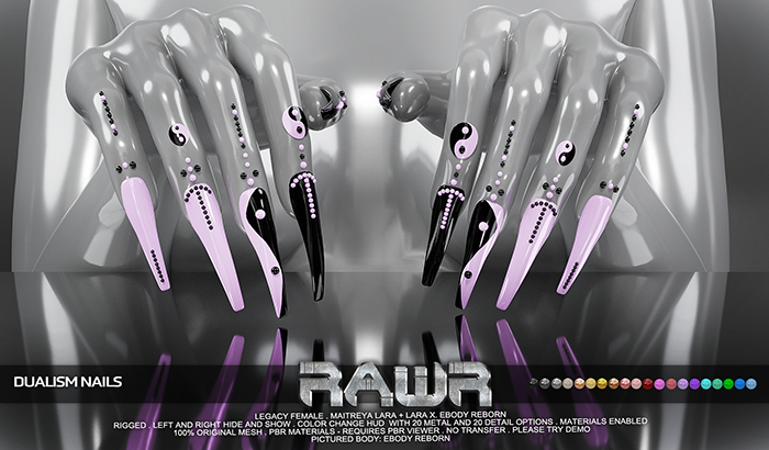 RAWR! Dualism Nails (add me)