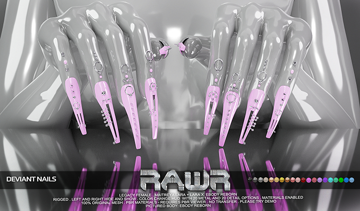RAWR! Deviant Nails (add me)