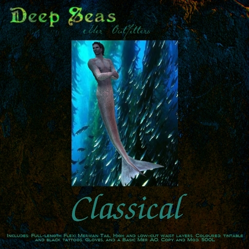 Deep Seas Classical Merman Tail - Teal