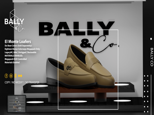 'BALLY & CO' El Monte Loafers Tan