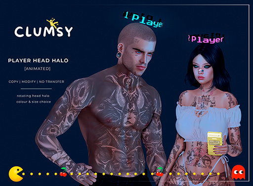 ::CLUMSY:: PLAYER 1/2 HEAD HALO 