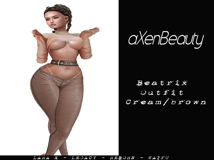 aX: Beatrix Outfit Cream/brown