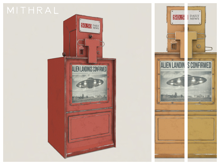 Mithral * Newspaper Dispenser (Pack C)