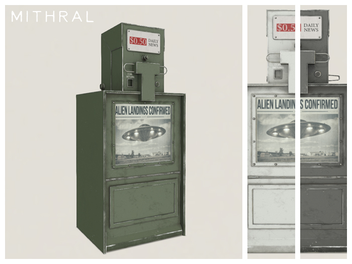 Mithral * Newspaper Dispenser Fat Pack