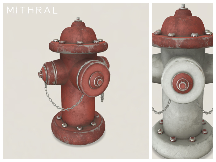 Mithral * Fire Hydrant (Red)