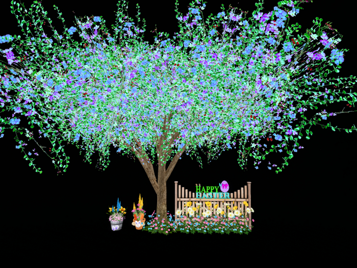 MC Easter Garden Fence Deco Set 