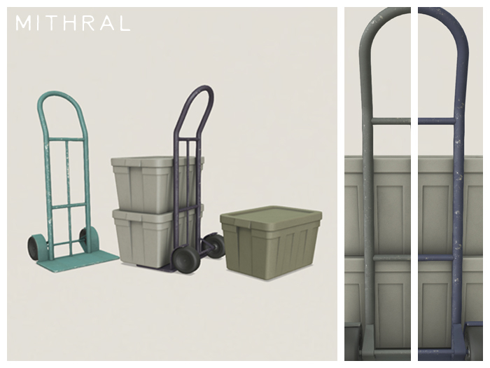 Mithral * Hand Truck Set (Pack D)