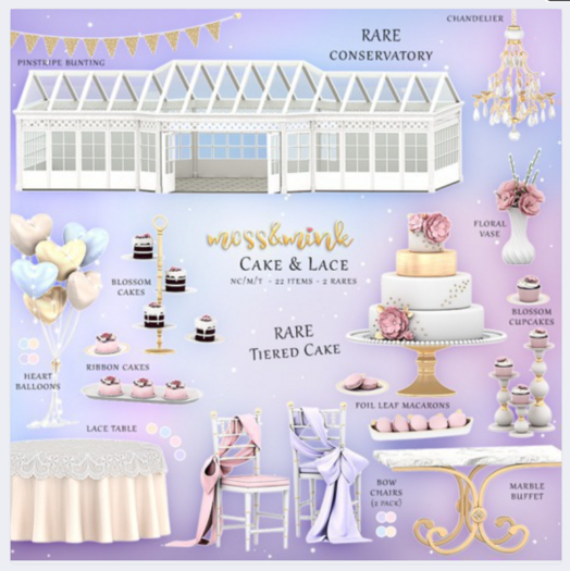{moss&mink} Cake & Lace - Ribbon cakes