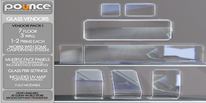 POUNCE - Glass Vendors -Business Pack 1