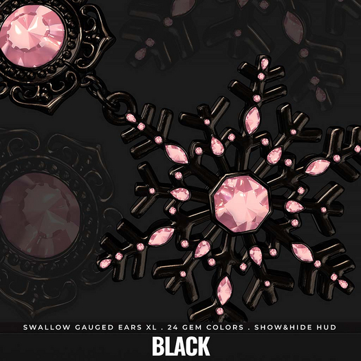 [BL] Carol plugs XL // black