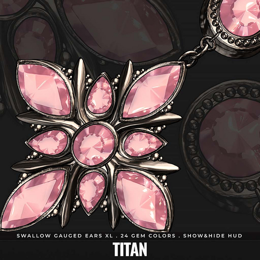[BL] Gloria plugs XL // titan