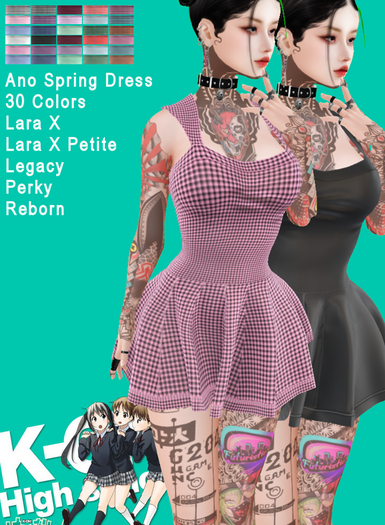 KO-H Ano Spring Dress ColPack