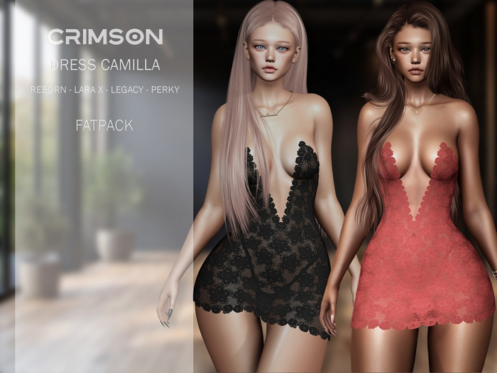 50% OFF !!! FATPACK [CRIMSON] Dress Camilla Lazy Sunday