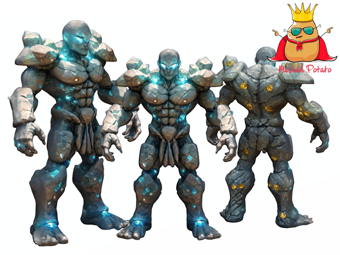  Stone Golem Statue Full Perm