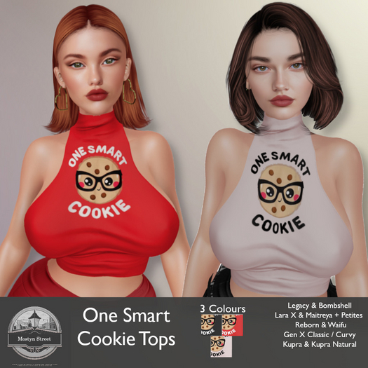 Mostyn St - One Smart Cookie! Tops
