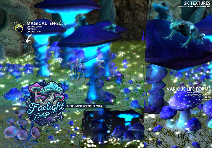 -Birth- 'Faelight Funghi' Bioluminescent Flora