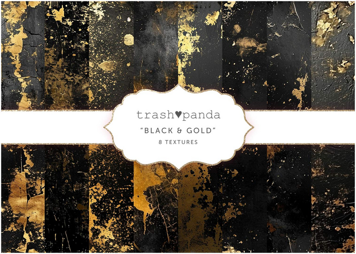 Trash Panda - Black & Gold