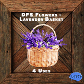 DFS Flowers - Lavender Basket 