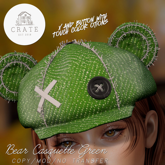 crate Bear Casquette - Green