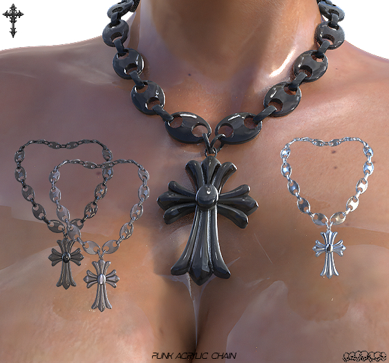 V/ PUNK Acrylic Cross FP