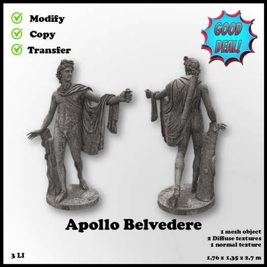 [GOOD DEAL] Apollo Belvedere.