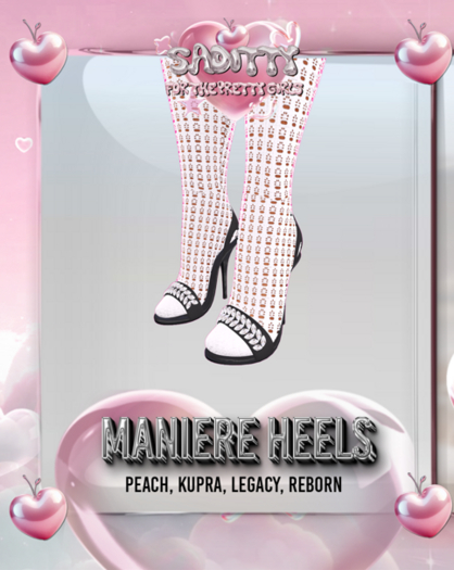 Saditty - Maniere heels Fatpack [ADD ME]